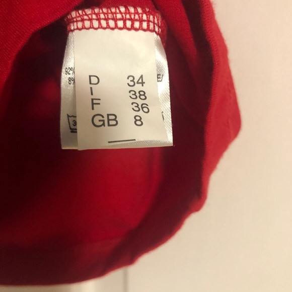 TUZZI Red Sleeveless Top - Picture 4 of 5